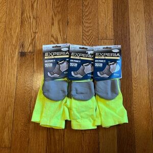 Thorlos Experia Over Calf Socks Electric Yellow M 6- 8 W 7 - 9 Read Not low New
